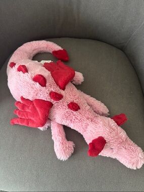 Jellycat pink dragon
